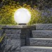 Садово-парковый светильник ЭРА НТУ 01-100-301 шар опаловый на опору / кронштейн IP44 Е27 max100Вт d300mm