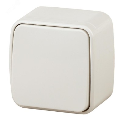 3-103-02 Intro Переключатель, 10А-250В, IP20, ОУ, Polo, сл.кость (18/360/4320)