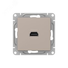 Механизм розетки HDMI  кремовый Эпика EKF