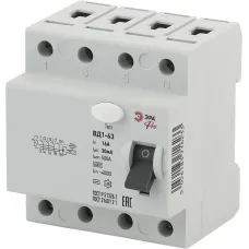 УЗО ЭРА PRO NO-902-43 ВД1-63 4P 16А 30мА