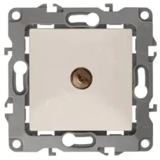 12-3101-02 ЭРА Розетка TV одиночная, IP20, Эра12, слоновая кость (10/100/3200)
