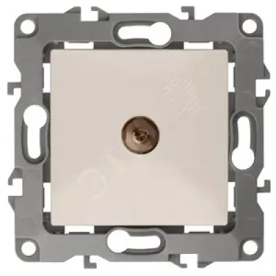 12-3101-02 ЭРА Розетка TV одиночная, IP20, Эра12, слоновая кость (10/100/3200)