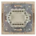 Выключатель Intro Plano 1-106-02 тройной, 10А-250В, IP20, СУ, слоновая кость