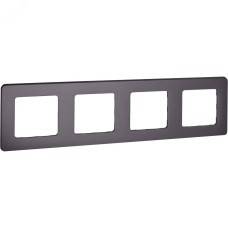 Рамка 4-местная дымчатый INSPIRIA