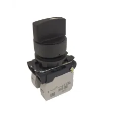 Переключатель КПЕ1131Р-черный-3но+1нз-ручка-фикс-2поз-IP40