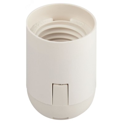 Патрон ЭРА Е27 подвесной пластик белый без наклейки групповая упаковка 50 шт