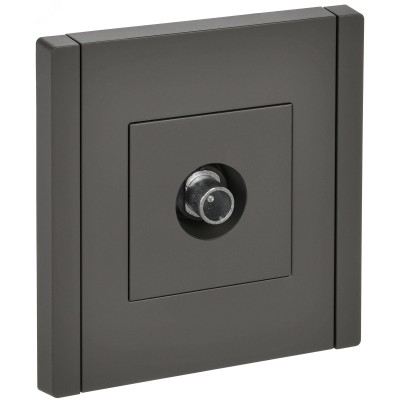 FORTE&PIANO Розетка TV проходная FP329 серый IEK