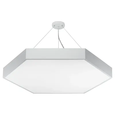 Светильник LED ЭРА Geometria SPO-121-W-40K-038 Hexagon 38Вт 4000K 4000Лм IP40 600*80 белый подвесной драйвер внутри
