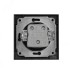 Розетка одноместная серия Бриллиант без заземления, скрытой установки, 16А, 220В, механизм, графит