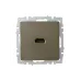 BRITE Розетка HDMI РHDMI-0-БрШ шампань