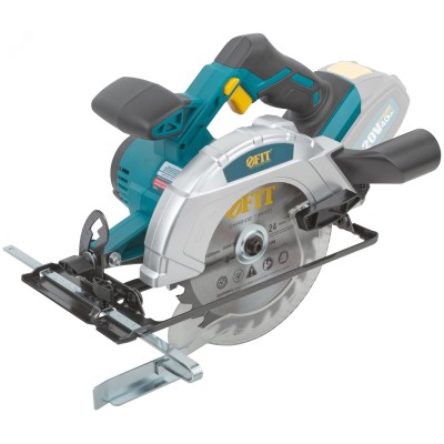Пила дисковая циркулярная 20 В, 3800 об/мин, 165/20 мм, 2,3 кг, резиновая накладка, коробка