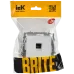 BRITE Розетка компьютерная RJ45 кат.5E РК10-БрАБ арктический белый IEK