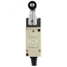 Выключатель путевой ВП 25-2118 М-65 У2, рычаг с пластиковым роликом, 1з+1р, безынерционный, 21х56 мм, 3А, IP65