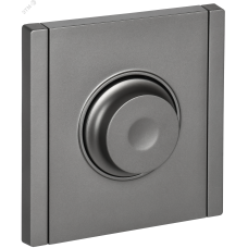 FORTE&PIANO Светорегулятор поворотно-нажимной 600Вт FP554 сталь IEK