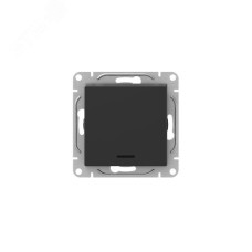Эпика Механизм выключателя 1кл. с подсветкой черный EKF