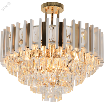 Люстра Rivoli Nicole 1041-308 8 х Е14 40 Вт хрусталь