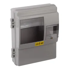 Корпус пластиковый навесной ЭРА ЩУРн-П 1/4 (КДЕ-1) (290х240х110) IP54 серый