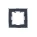 BRITE Рамка 1 пост IP44 РУ-1-БрС-44 сталь