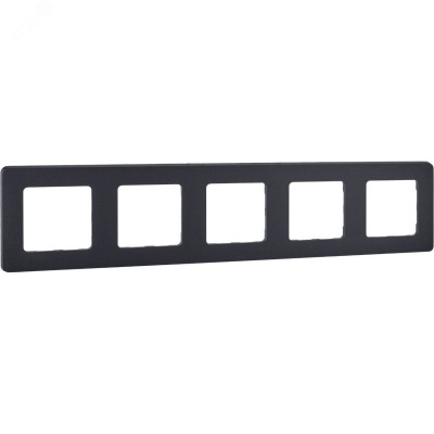 Рамка 5-местная антрацит INSPIRIA