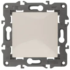 14-1111-02 ЭРА Кнопка, 10АХ-250В, Elegance, слоновая кость (10/100/2500)