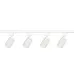 Трековый светильник однофазный ЭРА TR70-SET4-GU10-WH набор 4 шт под лампу GU10 шинопровод 80 см белый