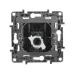 Розетка компьютерная RJ45 категория 5Е UTP антрацит ETIKA