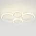 Светильник потолочный светодиодный ЭРА Модерн Ring CLL-1-59-RC WH с ДУ 59W 3000-6500К белый