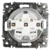 Розетка Intro Accent 6-202-01 2P+E Schuko, 16А-250В, IP20, СУ, AL/CU, белый