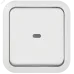 TORS Переключатель одноклавишный с индикацией 10А IP55 TS302 белый IEK