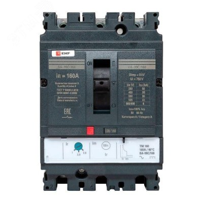 Автоматический выключатель ВА-99C 160/160А 3P 36кА EKF