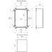 Корпус пластиковый ЭРА ЩМП-П (500х350х190) IP65 УХЛ1 прозрачная дверь серый