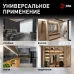 Линейный светодиодный светильник ЭРА LLED-01-12W-4000-B 12Вт 4000K L874мм с выключателем черный