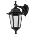 Садово-парковый светильник ЭРА НБУ 06-60-001 черный 6 гранный настенный IP44 Е27 max60Вт