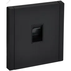 FORTE&PIANO Розетка компьютерная RJ45 кат.5E FP132M металл черный IEK
