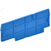 ARMAFIX Заглушка EPCX6-3 BU для колодки клеммной CP/CX6-3 синяя IEK