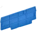 ARMAFIX Заглушка EPCX6-3 BU для колодки клеммной CP/CX6-3 синяя IEK