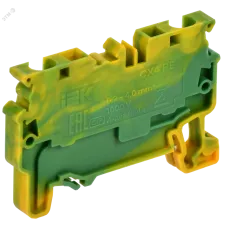ARMAFIX Клемма пружинная CX4 PE 4мм2 проходная заземляющая IEK
