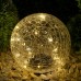 Светильник садовый Шар на солнечной батарее, 20 LED 20 cм ERASF08-25