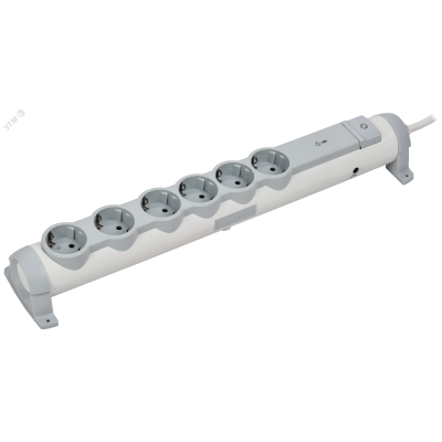 COMFORT Фильтр сетевой СФ-06К 16А 1,5м 3х1,5мм2 белый IEK