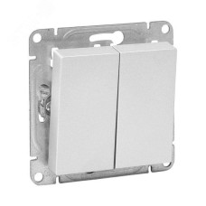 Эпика Механизм выключателя 2кл. проходной алюминий EKF