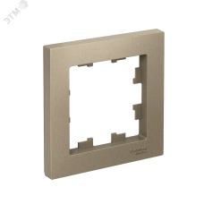 Рамка однопостовая ATLASDESIGN шампань