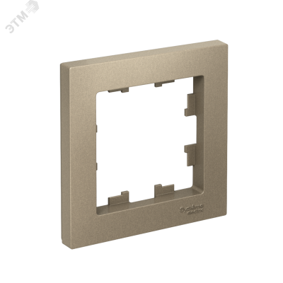 Рамка однопостовая ATLASDESIGN шампань