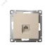 ATLASDESIGN РОЗЕТКА компьютерная RJ45, кат. 5Е, механизм, ПЕСОЧНЫЙ