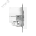 Механизм розетки с USB-A+С - 2шт, 16А, с заземлением, со шторками, белый Эпика EKF