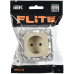 FLITE Розетка с заземлением без защитных шторок безвинтовое крепление 16А РС11-1-ФлСл сливочный IEK