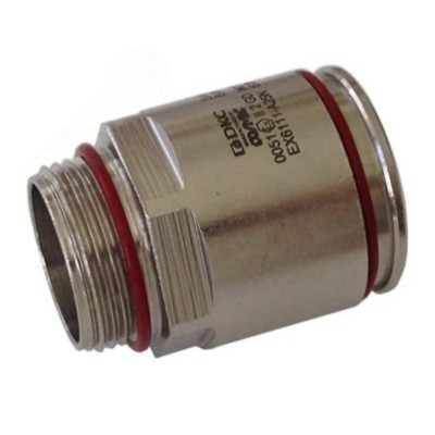 Взрывозащищенная Ex e муфта труба-коробка. DT 32 мм. M32x1,5.Никелированная латунь. IP66/67