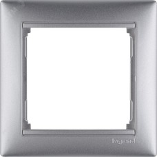 Рамка 1п Алюминий Valena