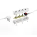 Удлинитель электрический ЭРА UDL-16-315-ES Greenline 3 розетки с заземлением с выключателем 1,5м ПВС 3x1мм2