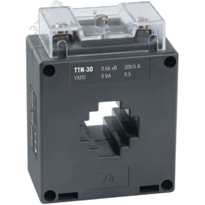 Трансформатор тока ТТИ-30 250/5А 5ВА класс 0,5 МПИ08 IEK