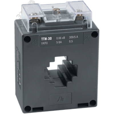 Трансформатор тока ТТИ-30 300/5А 10ВА класс 0,5 МПИ08 IEK